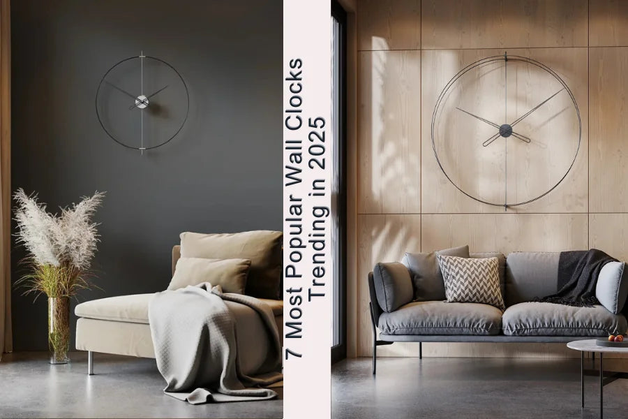 7 Most Popular Wall Clocks Trending in 2025