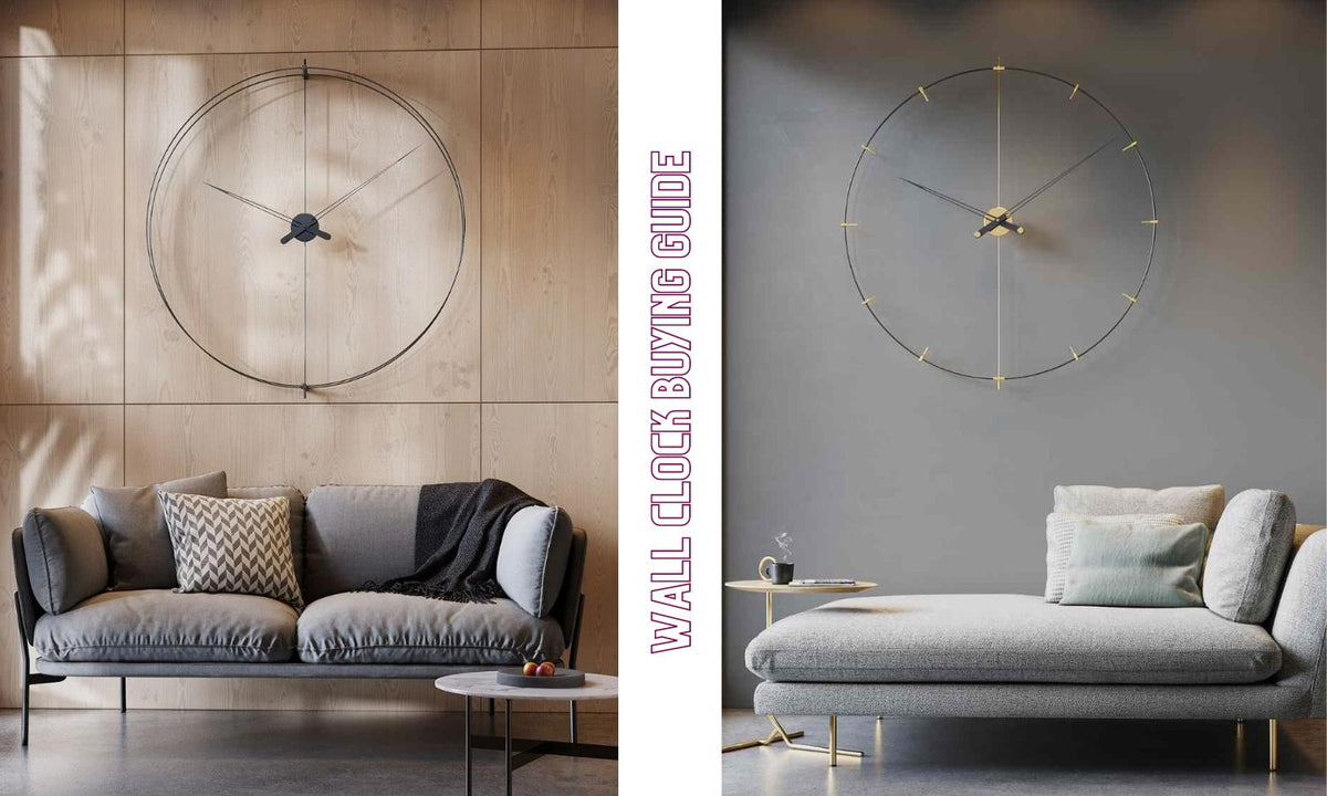 Wall Clock Buying Guide How to Choose the Perfect Timepiece? Mclocks