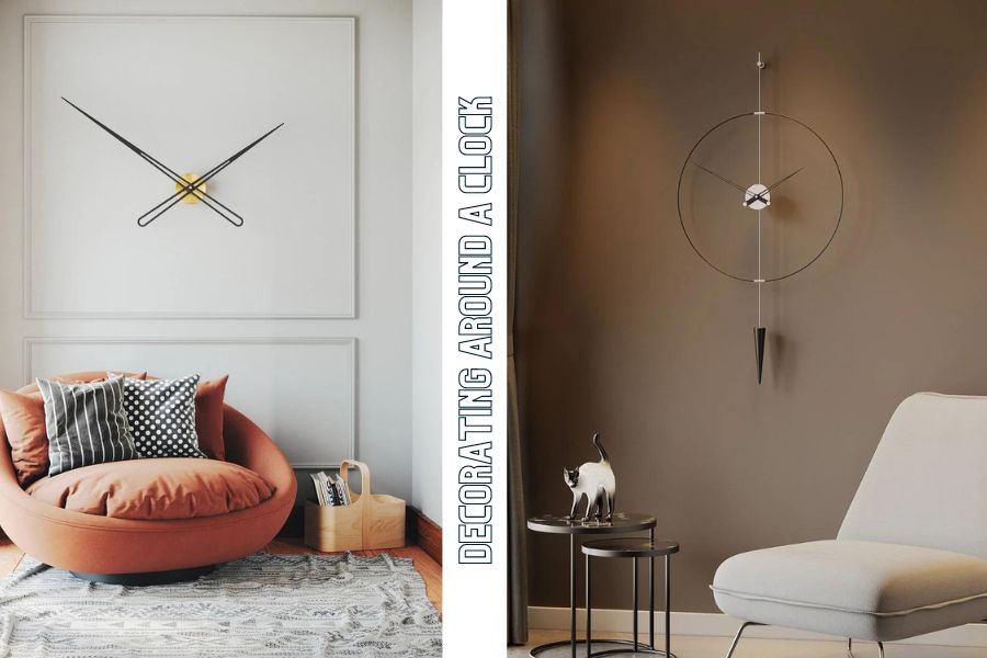 How to Decorate Around A Clock?