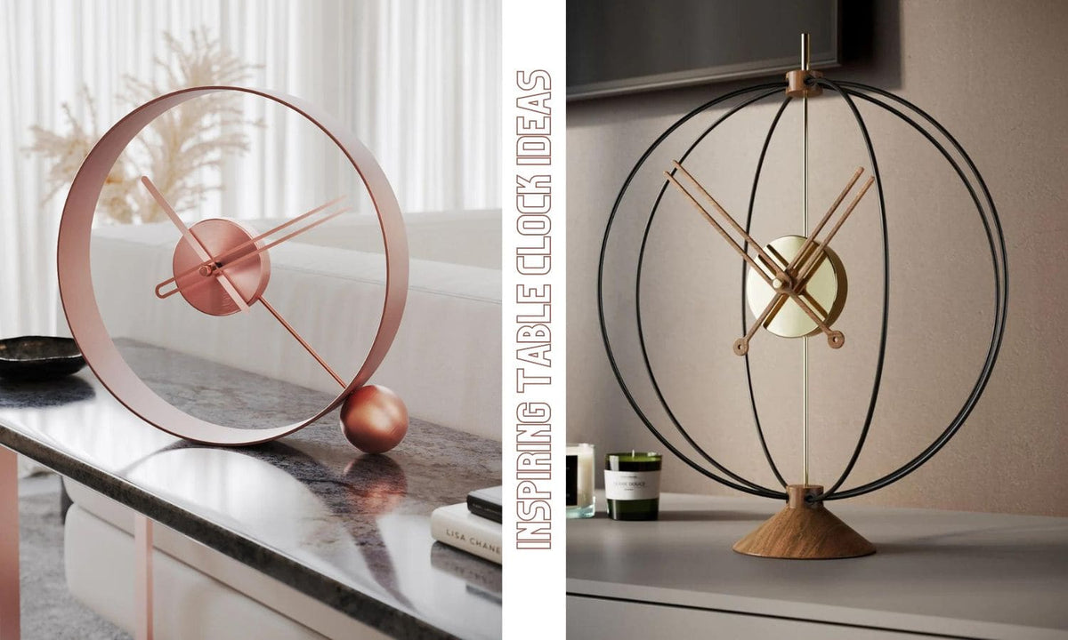21 Inspiring Table Clock Ideas for Stylish Home Decor - Mclocks