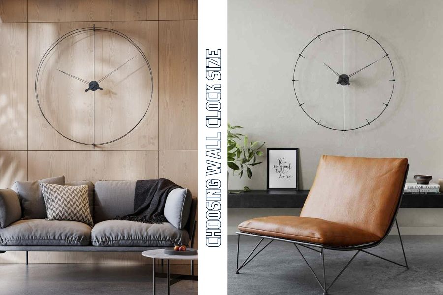 How Do I Choose a Wall Clock Size? - Mclocks