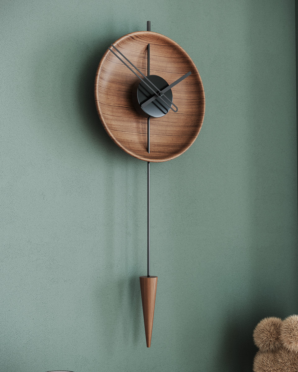 Wooden Wall Clock, Modern Wall Clock (Orbit) - Mclocks Store