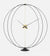 modern floor clock atom 35 inches