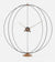 order modern floor clock atom 35 inches