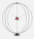 buy modern floor clock atom 90 cm