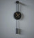 minimalist wall clock serenity 17 inches