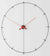 decorative wall clocks massive 35 inches 