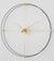 gold unique wall clocks timeless 23 inches
