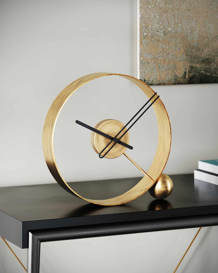 modern table clock endless