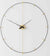 decorative wall clocks massive 23 inches gold