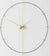 decorative wall clocks massive 23 inches