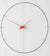 red decorative wall clocks massive 35 inches 
