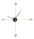 order contemporary wall clocks 24 inches