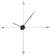 contemporary wall clocks 35 inches