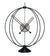 desk clock atom 16 inches