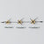 gold analog wall clock world clock 